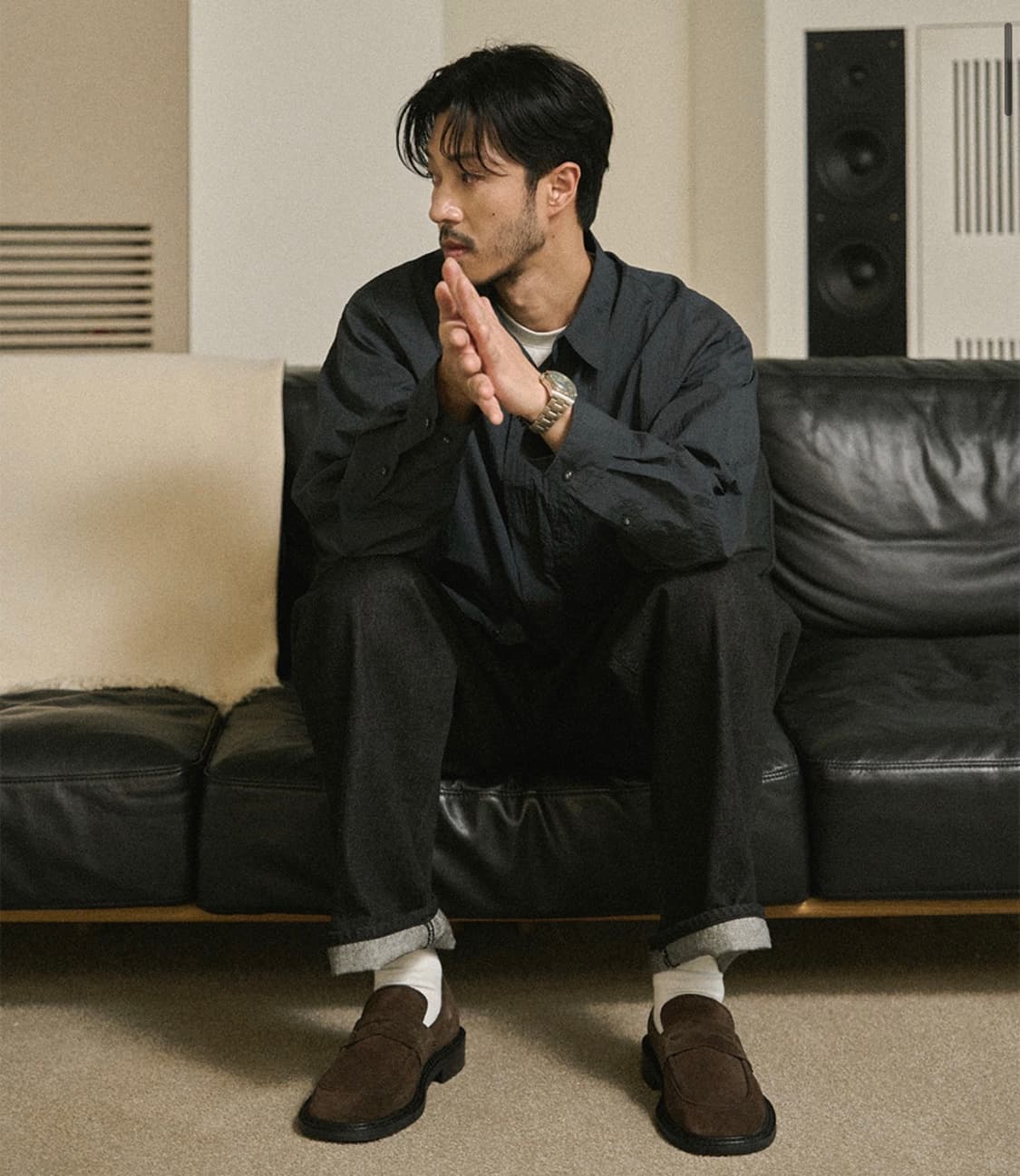 [265] 로맨틱무브 뉴 미니멀 로퍼 리얼브라운 스웨이드 상품이미지10