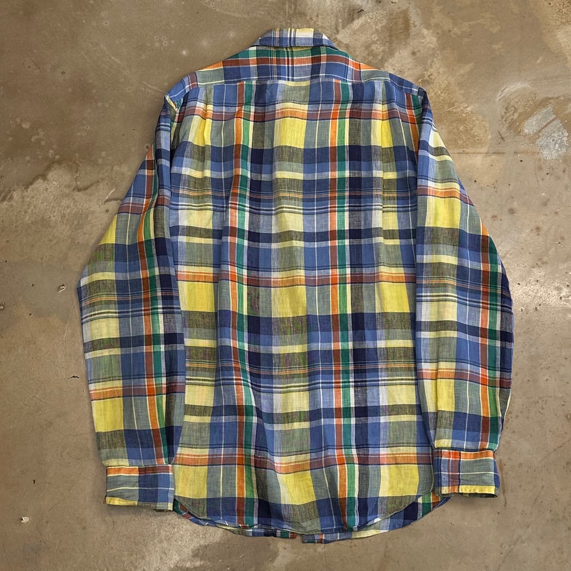 M 폴로랄프로렌 린넨 체크 셔츠 0331  상품이미지3