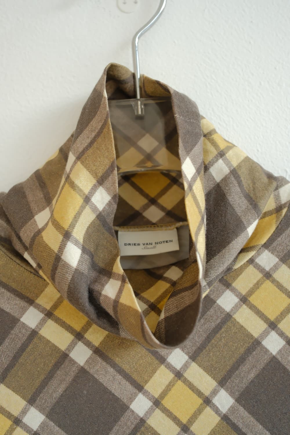 Plaid print turtle-neck top 상품이미지9