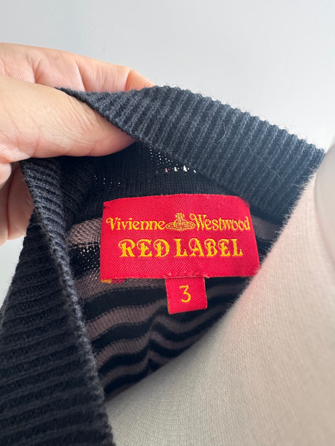 Vivienne Westwood 스컬 스트라이프 니트  상품이미지2