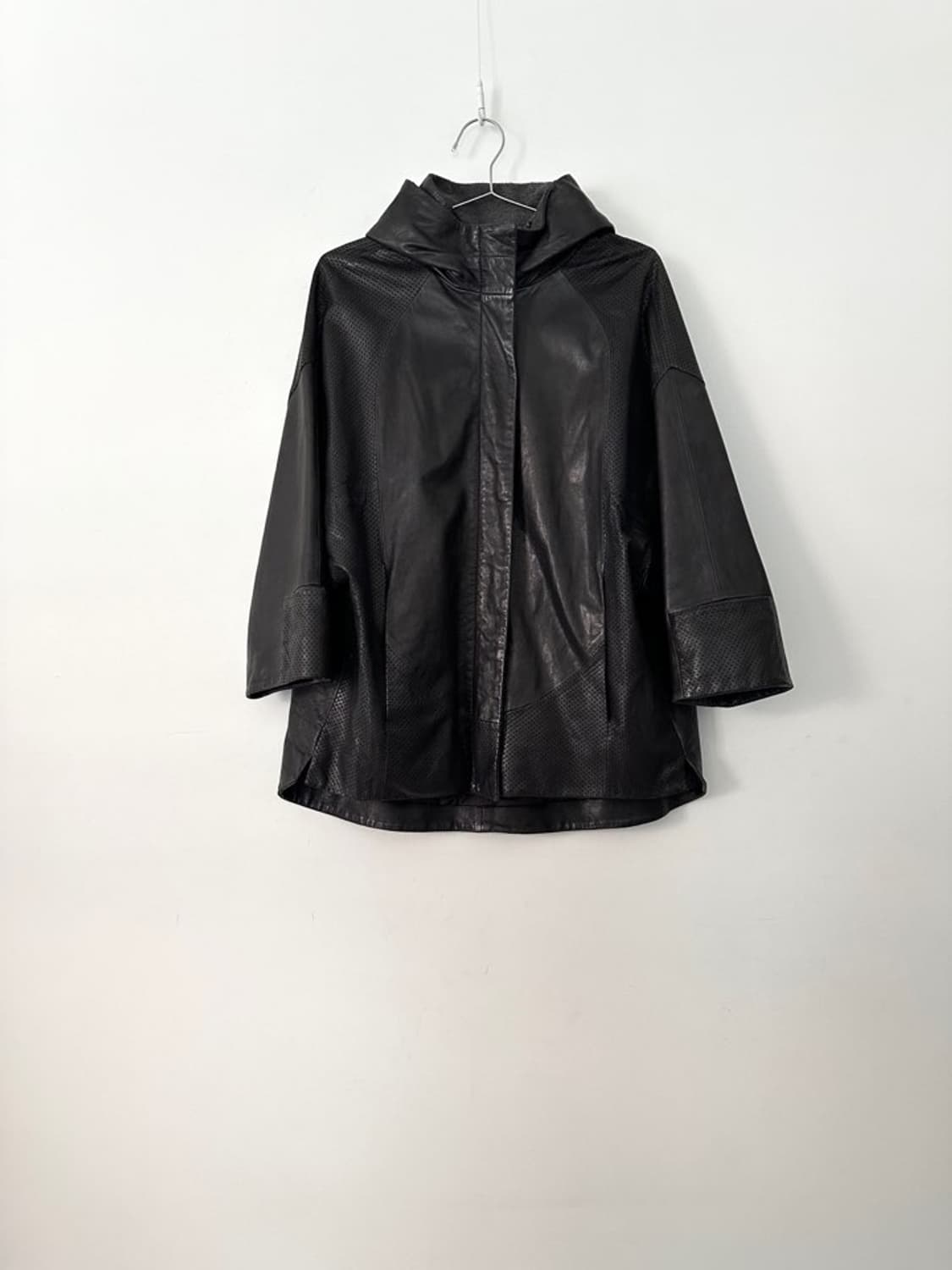 IZZAT BABA ninza hoody leather jacket  상품이미지2