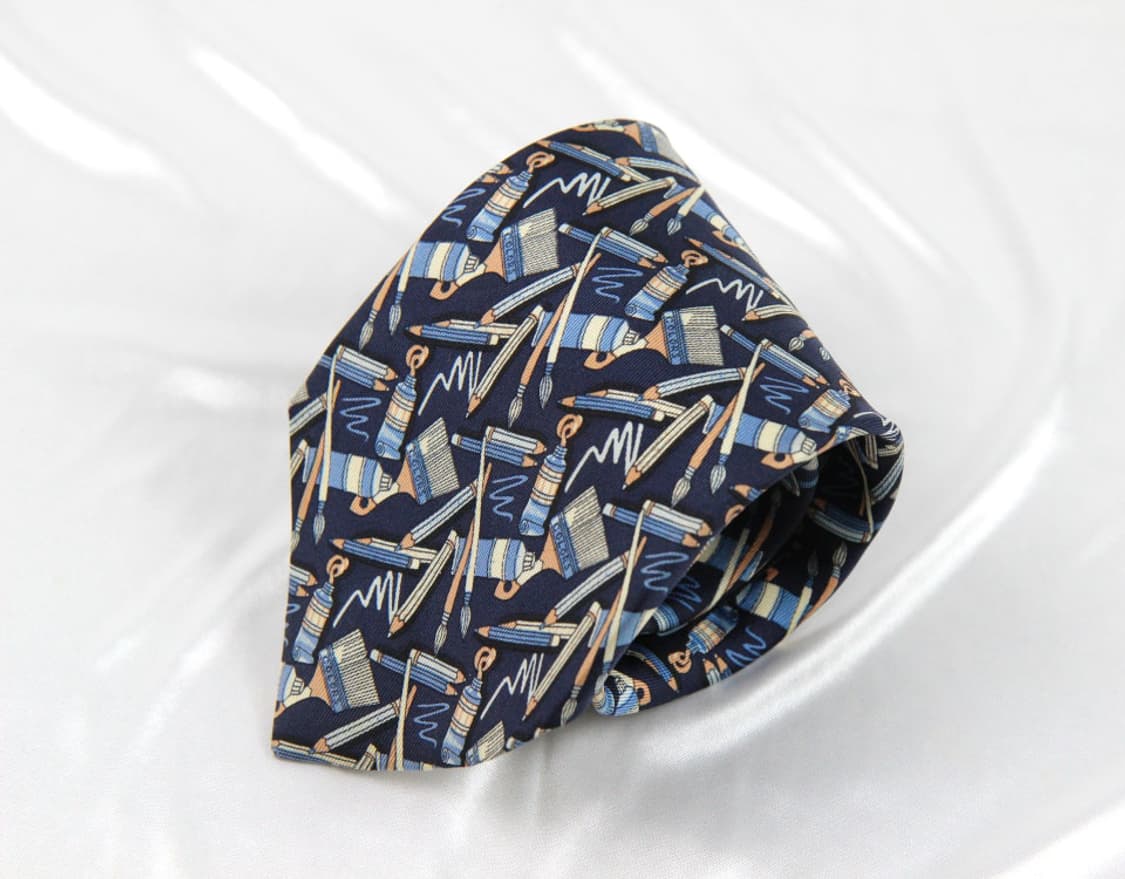 끌로에 9.5cm A-등급 남자 명품 넥타이 상품이미지1