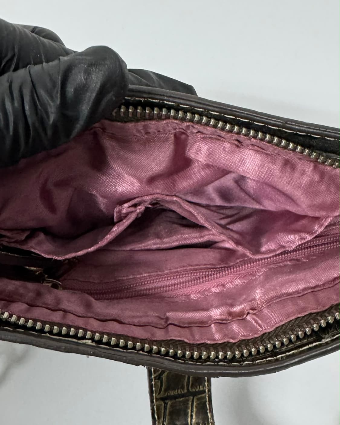 게스 빈티지 레오파드 Y2k 체인 미니 숄더 토트백 상품이미지7