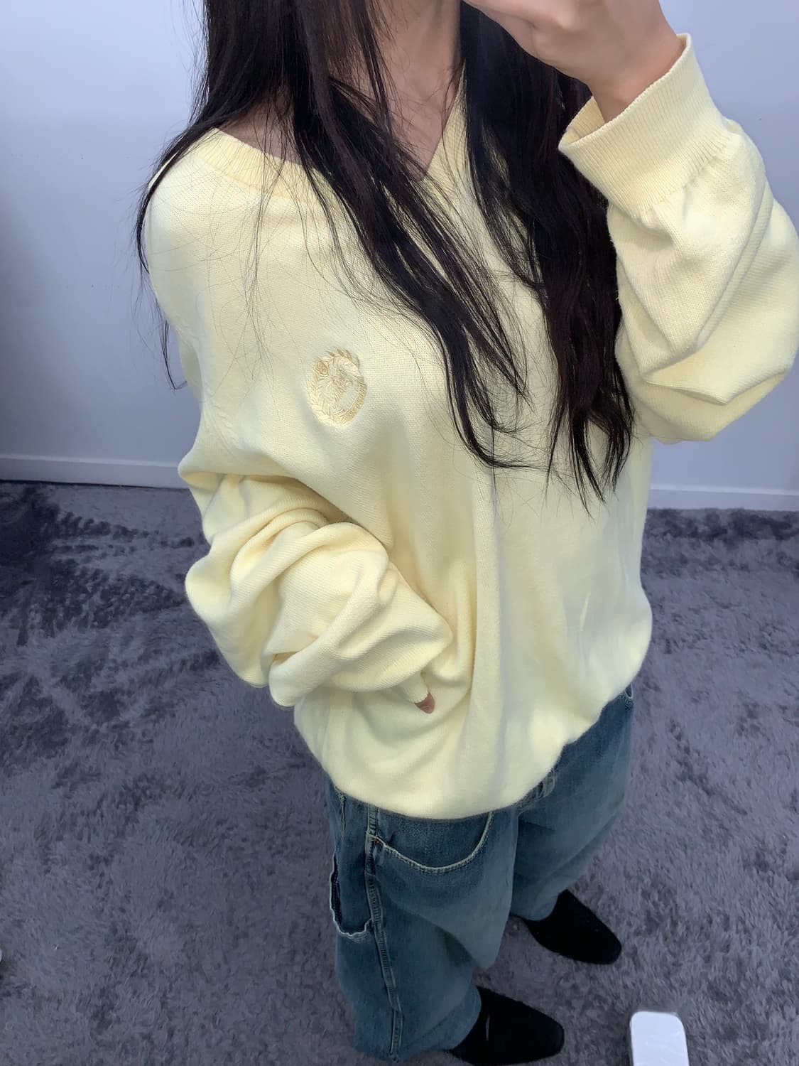 버버리 브이넥 니트 상품이미지4