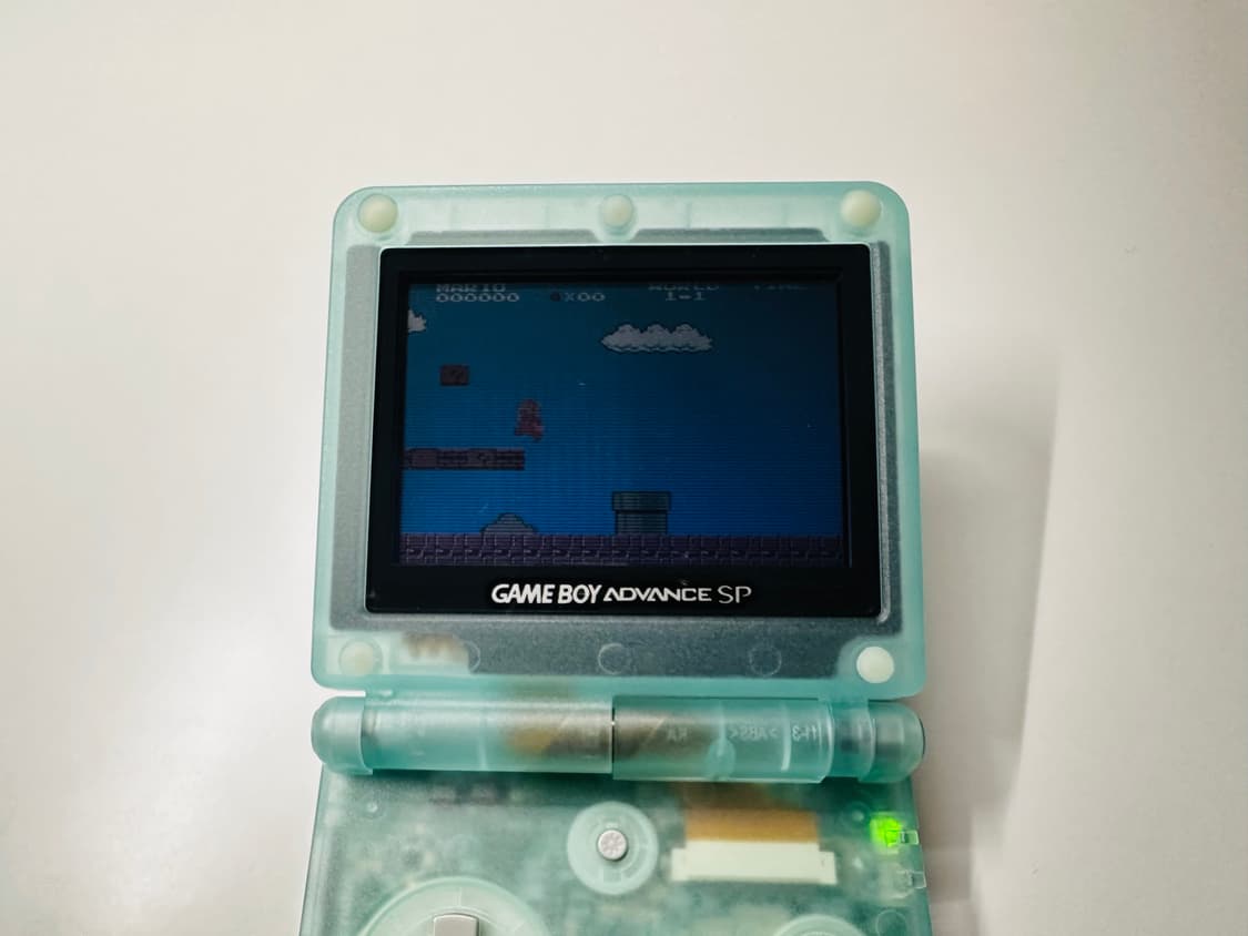 닌텐도 GBA SP 게임보이 어드밴스 SP 야광 + 여분 케이스 부품판매 상품이미지9