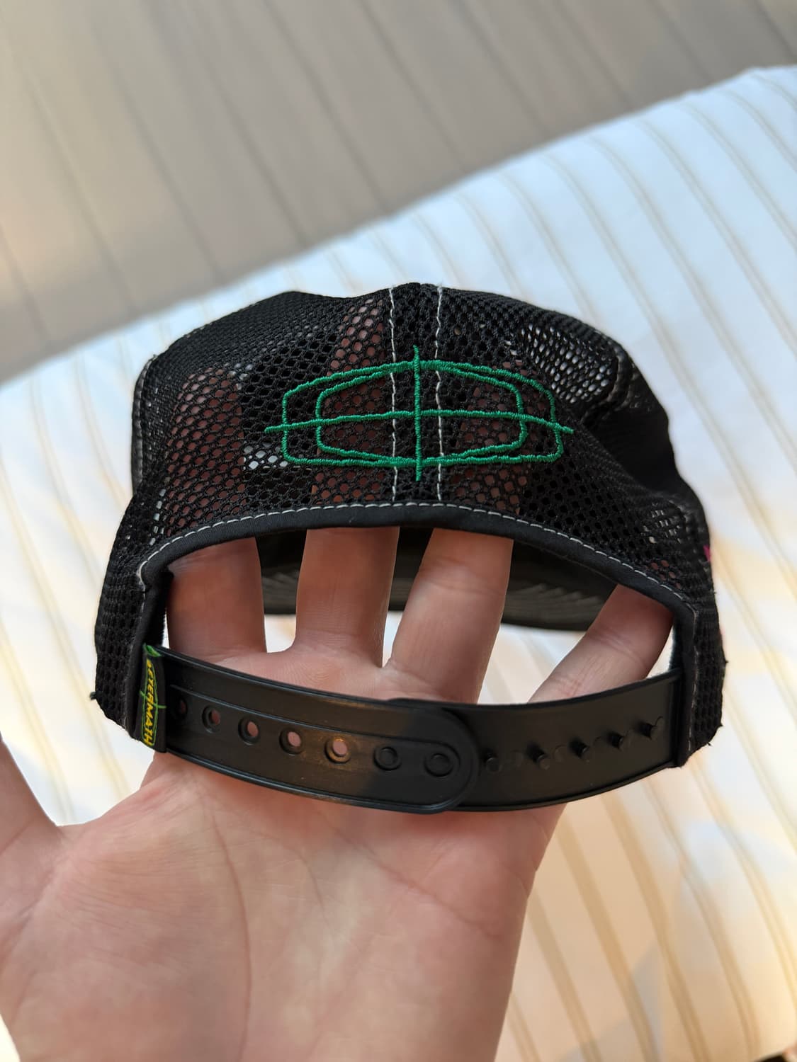 애프터매스 로고 메쉬 볼캡 블랙  상품이미지5