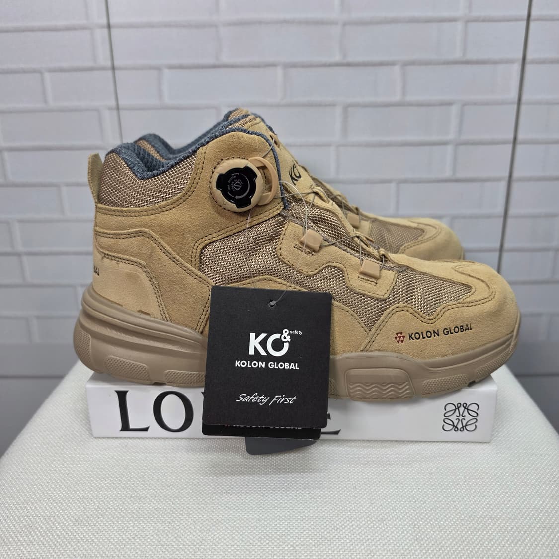 코오롱글로벌 KG700 다이얼락 안전화 작업화 걸설화 260사이즈 미착용 상품이미지2