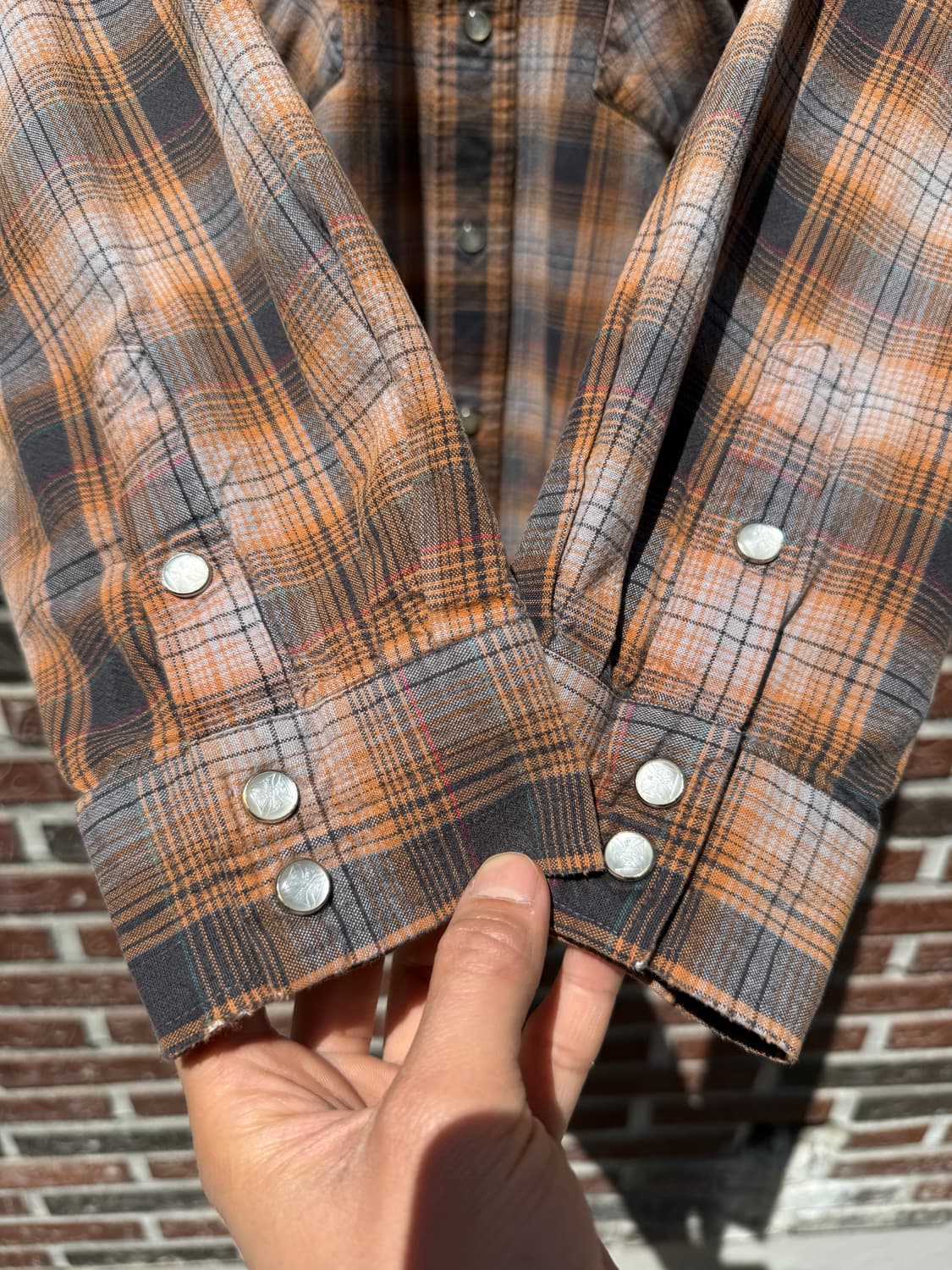 웨스트코스트차퍼스 90s 플란넬 플레이드 웨스턴 셔츠 상품이미지9