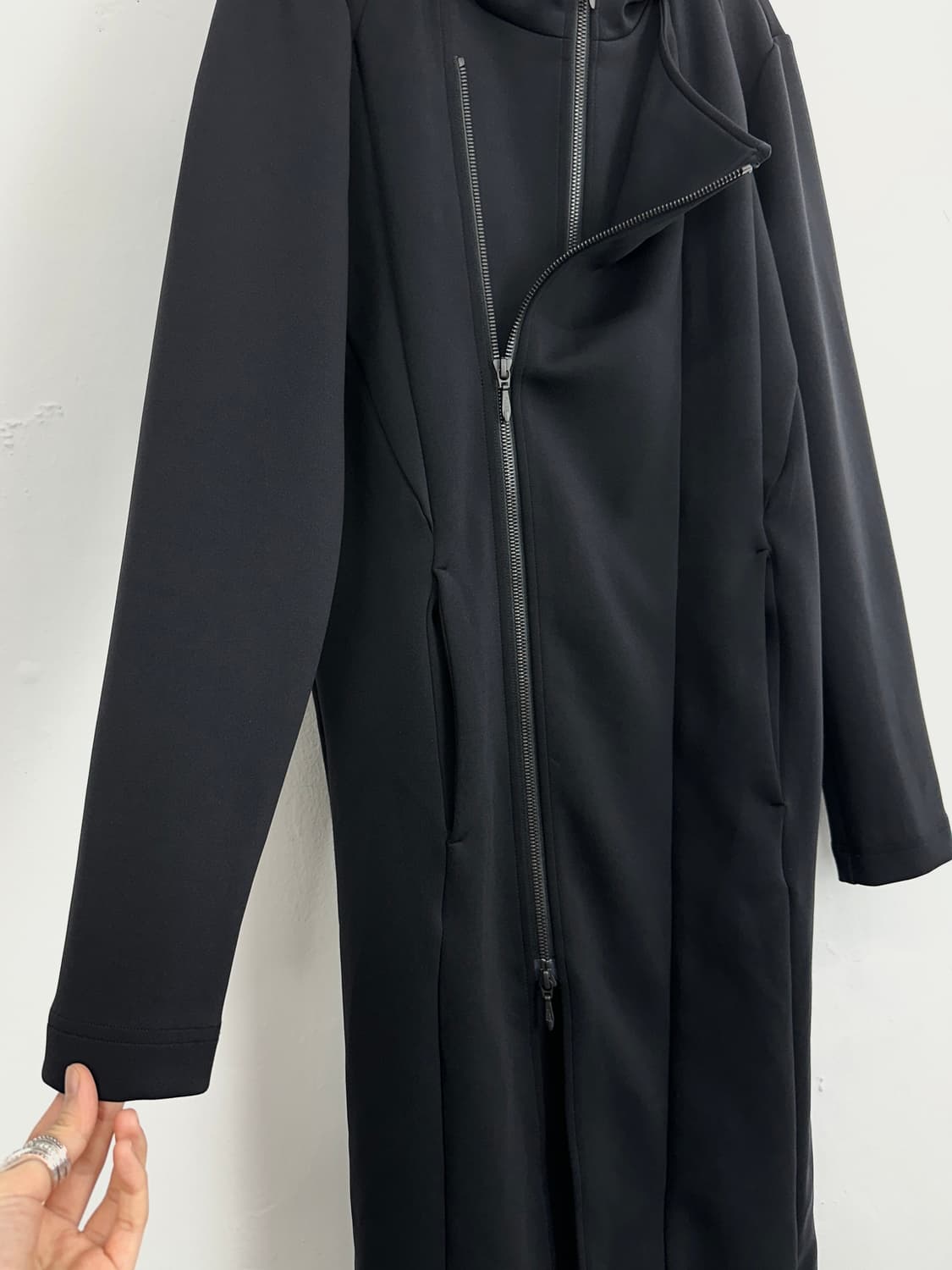 Tornado Mart Asymmetric Zip Hooded Jacke 상품이미지6