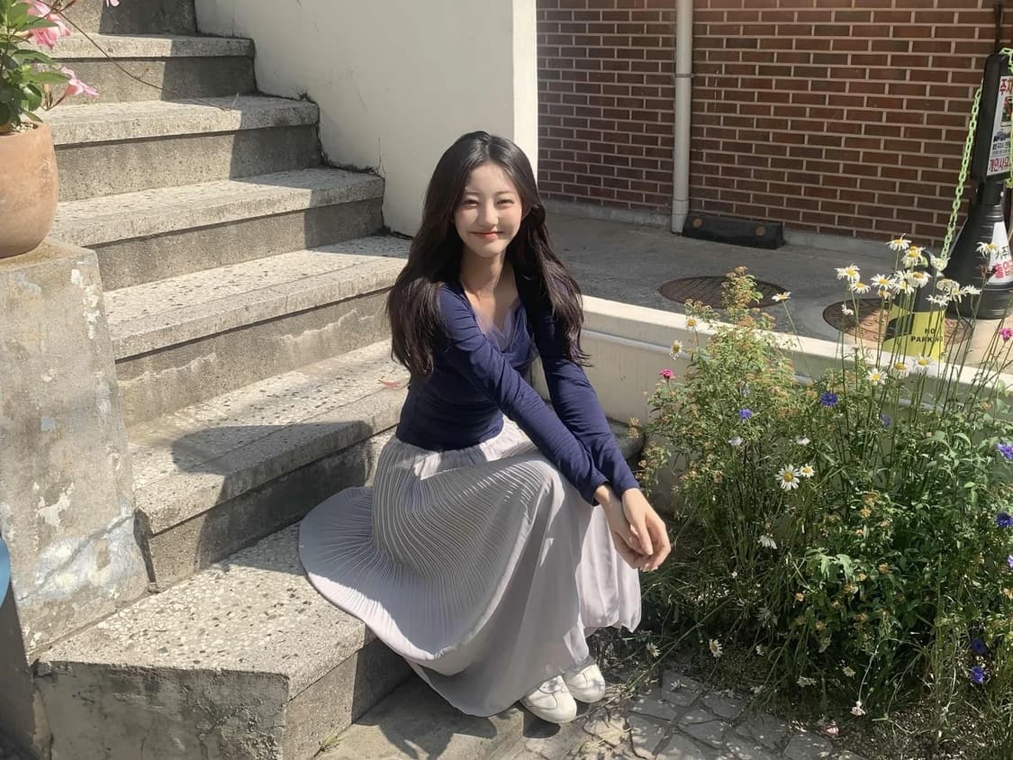 제니오 안느 볼레로 롱슬리브 navy  상품이미지2