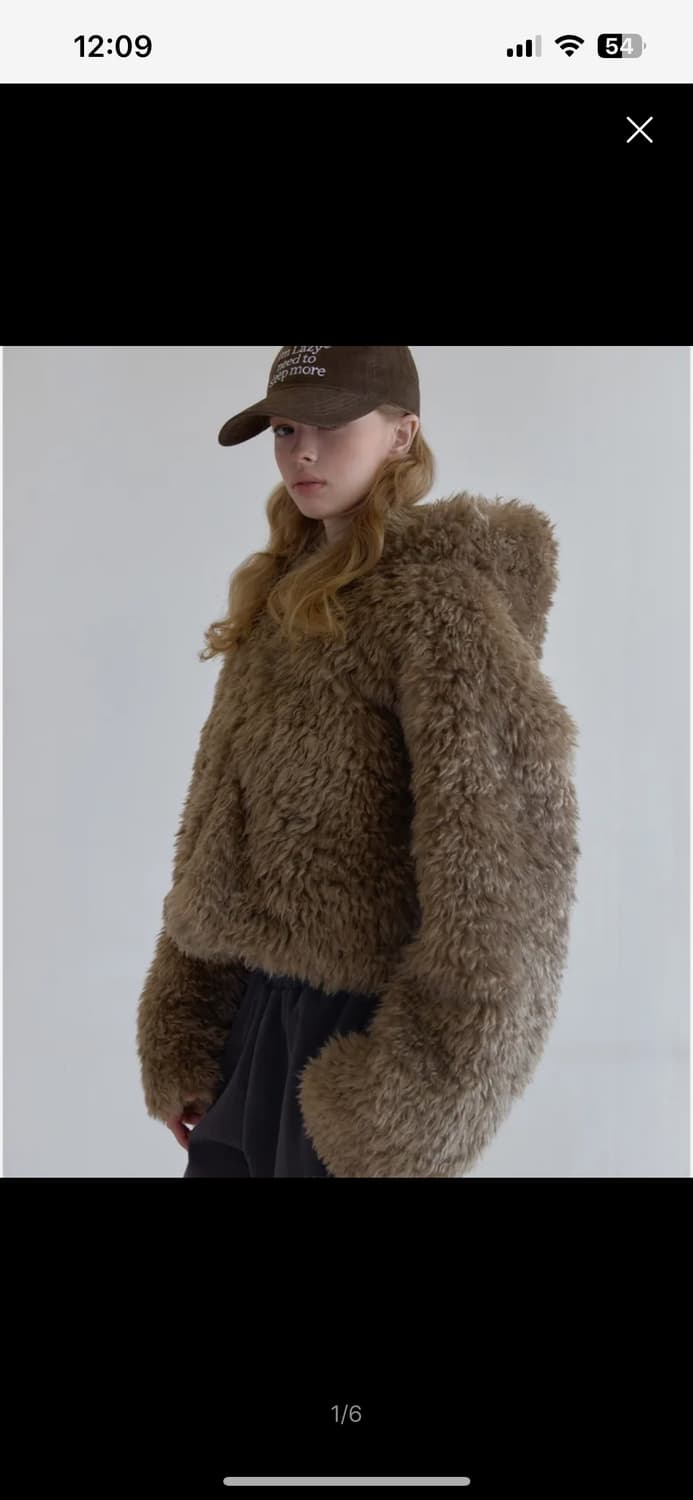 레이지지 토스티 퍼 후드 자켓 브라운 상품이미지1