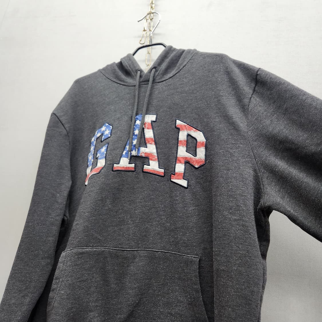GAP 갭 성조기 빅로고 후드티 XL(2XL) 상품이미지3