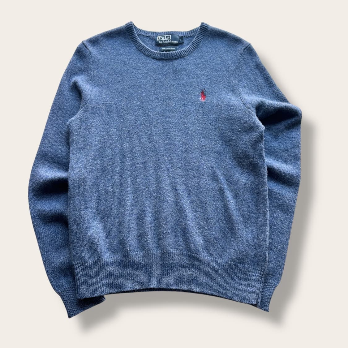 폴로랄프로렌 램쓰울 니트 블루 상품이미지1