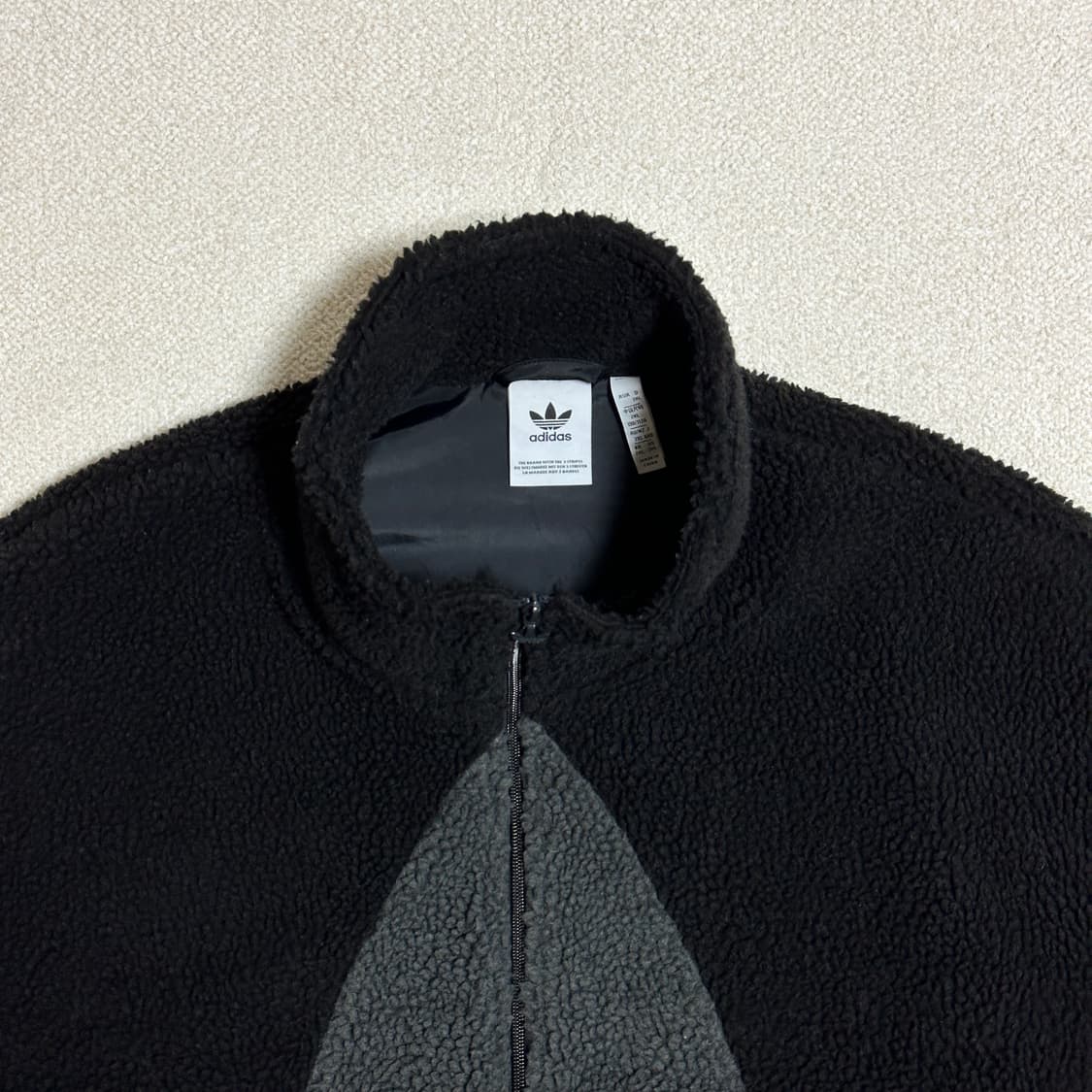 아디다스 빅 트레포일 쉐르파 재킷 상품이미지5