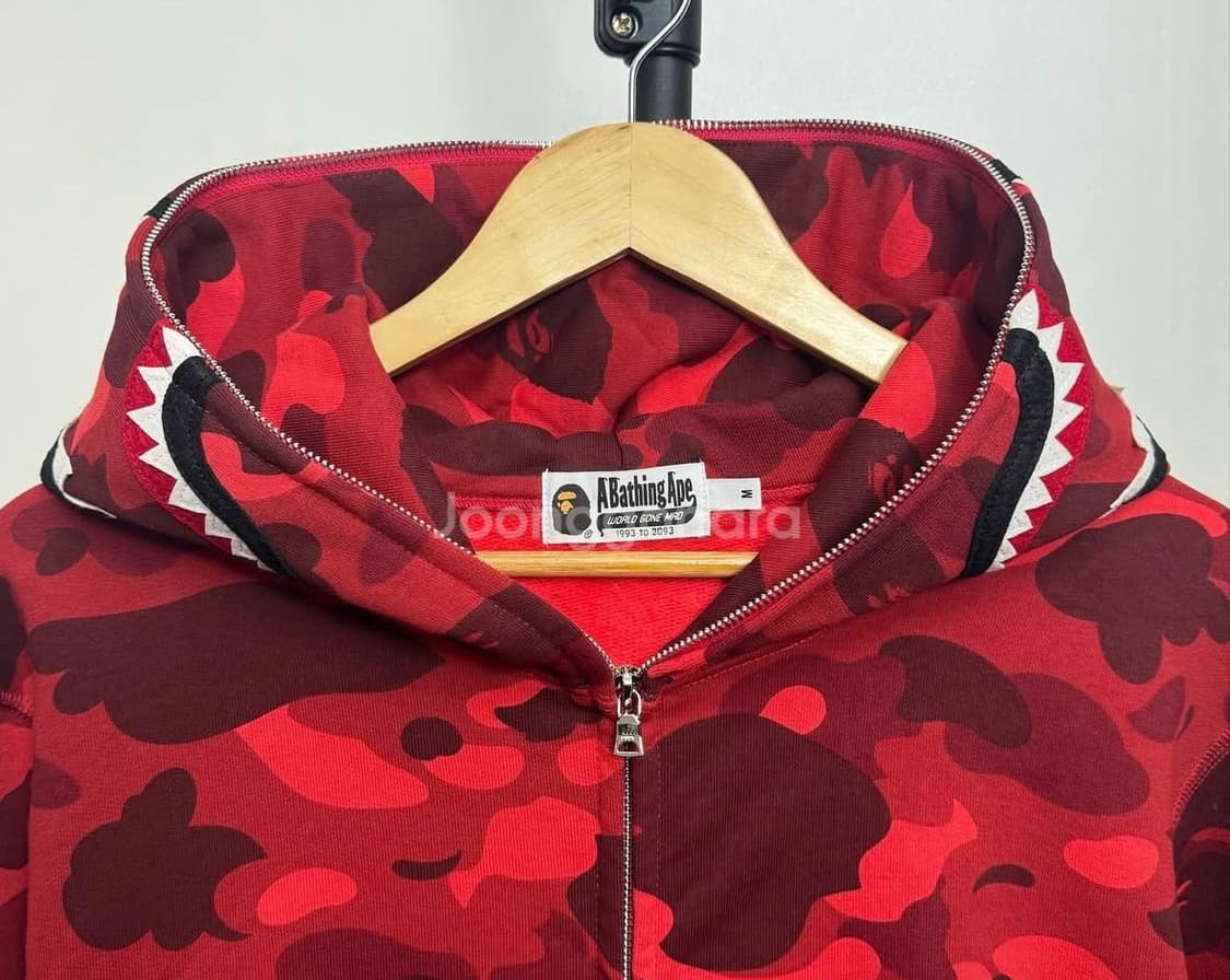 베이프 샤크후드집업 적계  상품이미지1