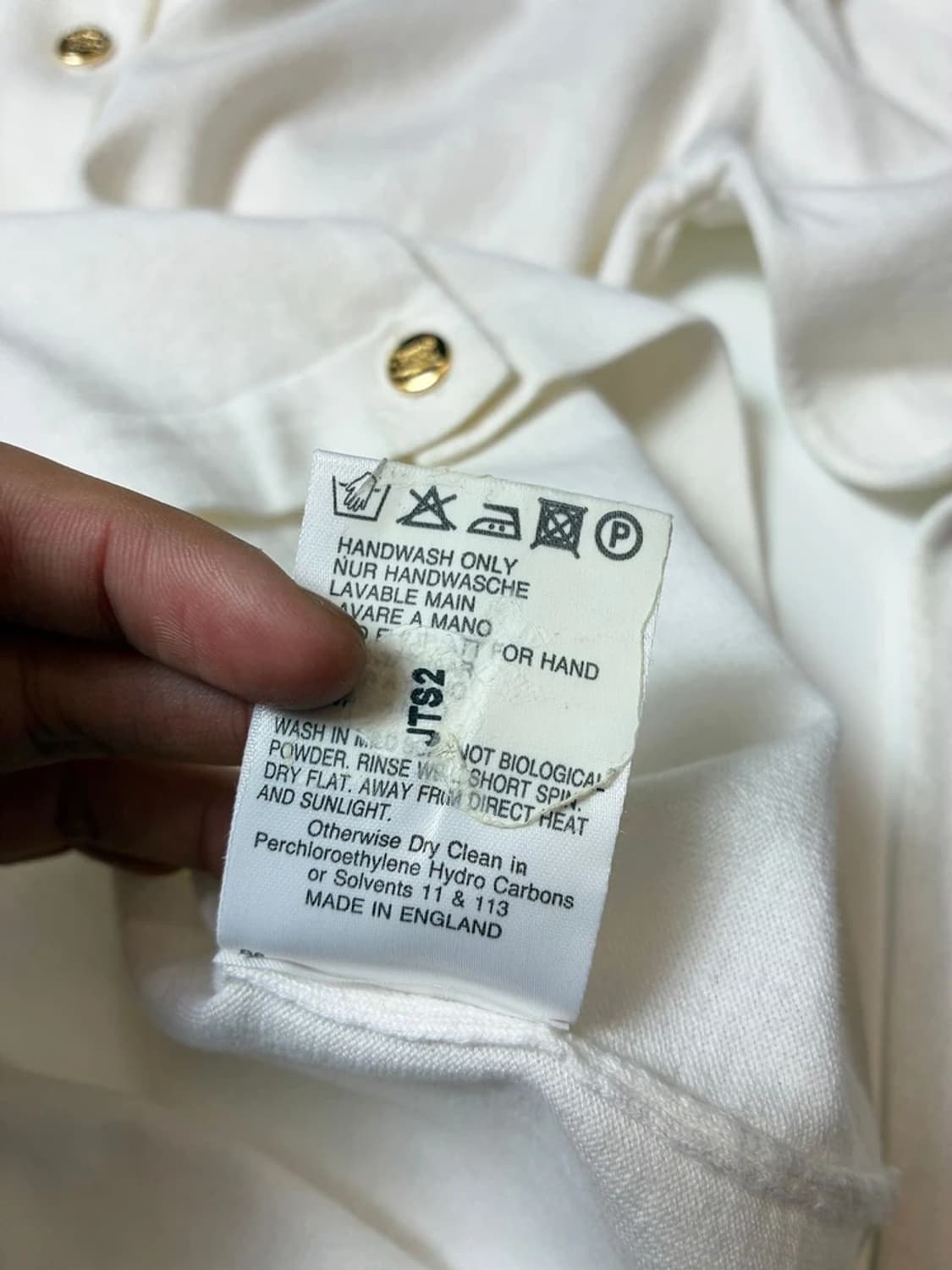 버버리 90's 금장 니트 가디건 PN8648 상품이미지8