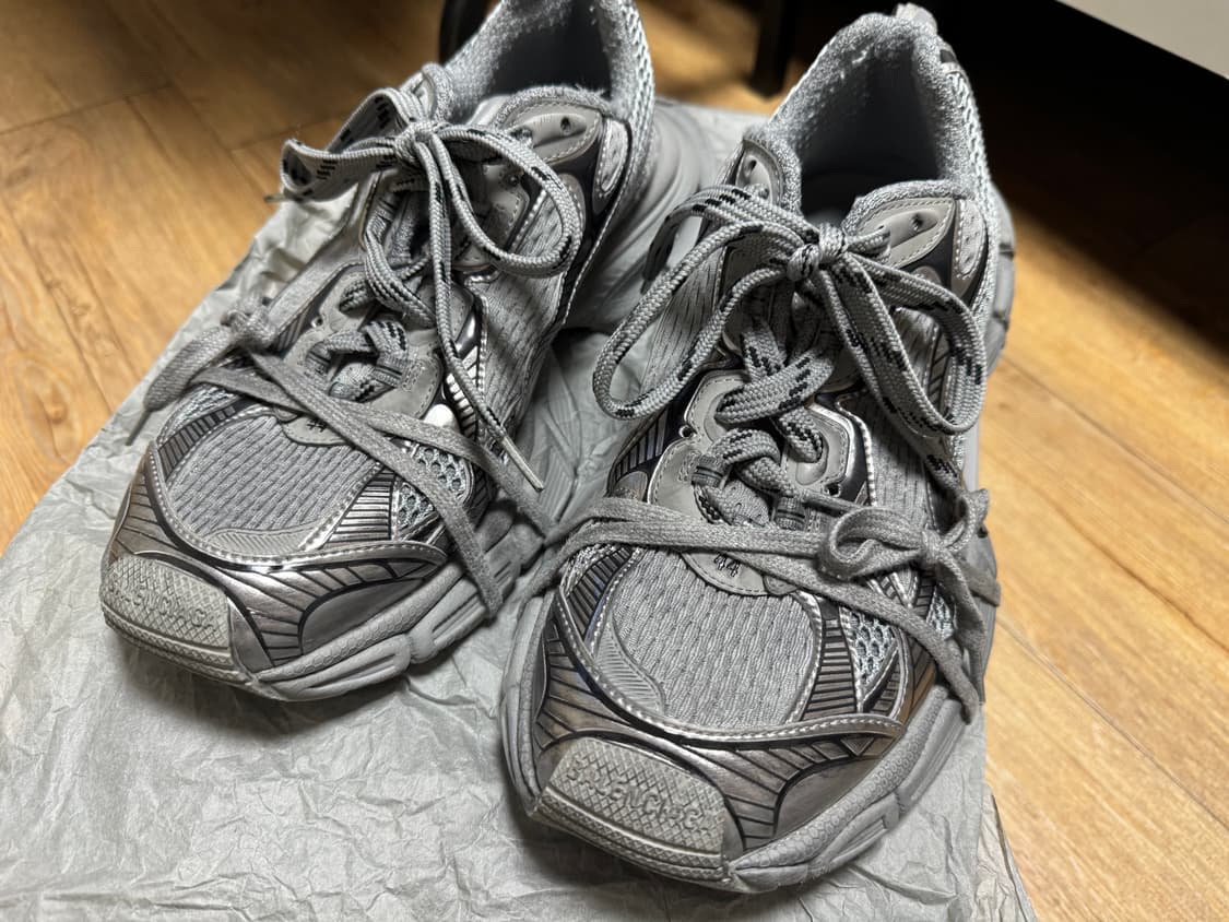 발렌시아가 3xl 스니커즈 블랙 그레이 45 상품이미지1