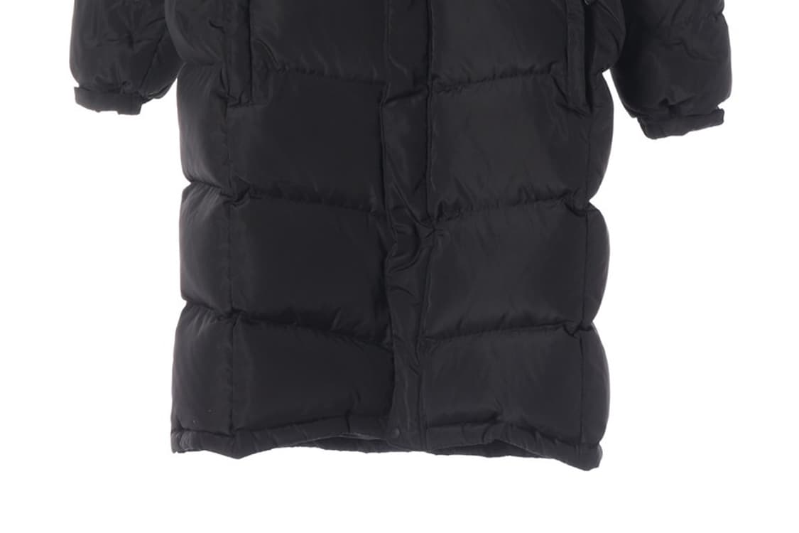 베네통 키즈 프리미엄 덕다운 롱패딩 블랙 14-15 상품이미지6