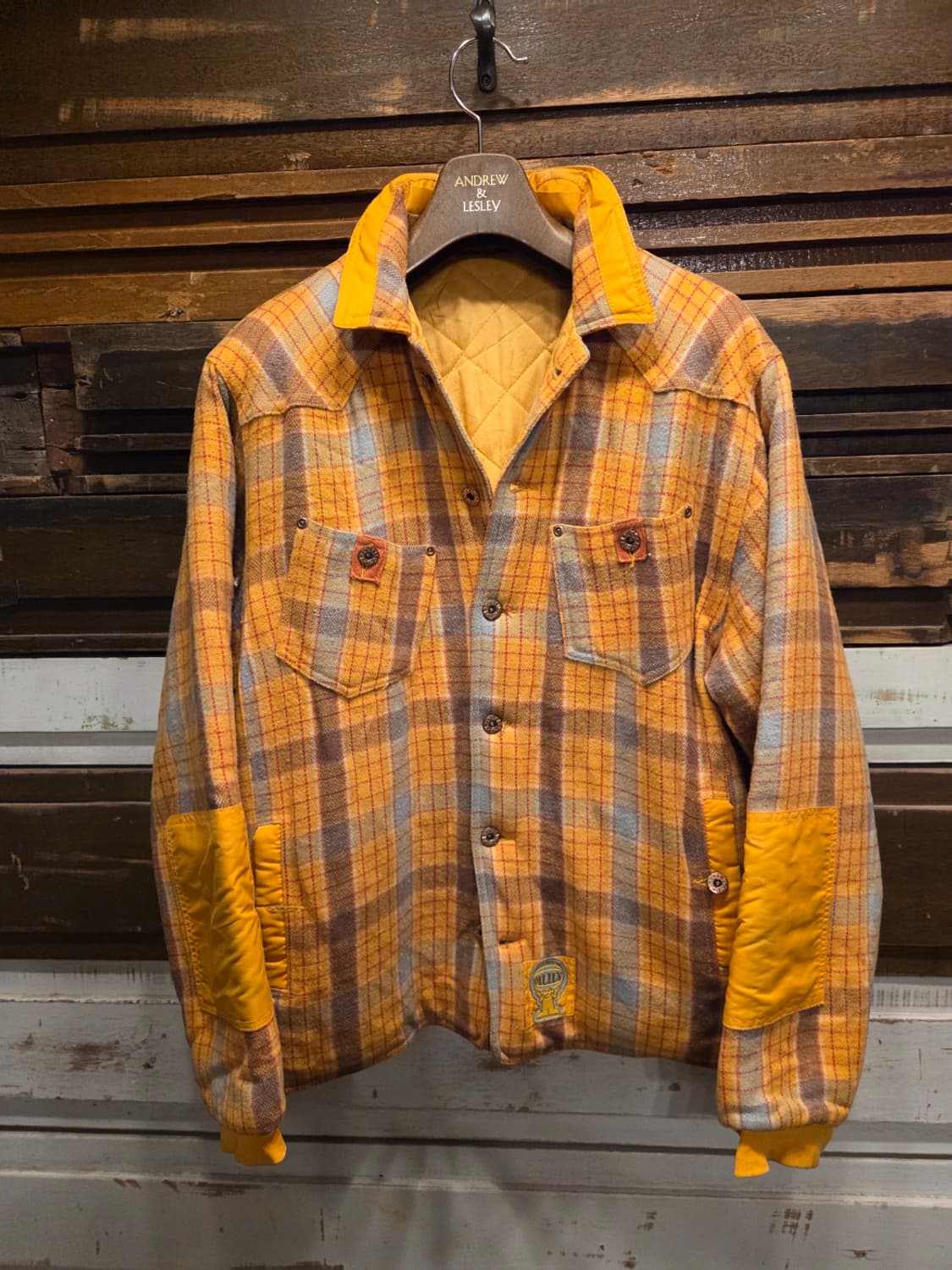 오일릴리 멀티체크 자켓 상품이미지2