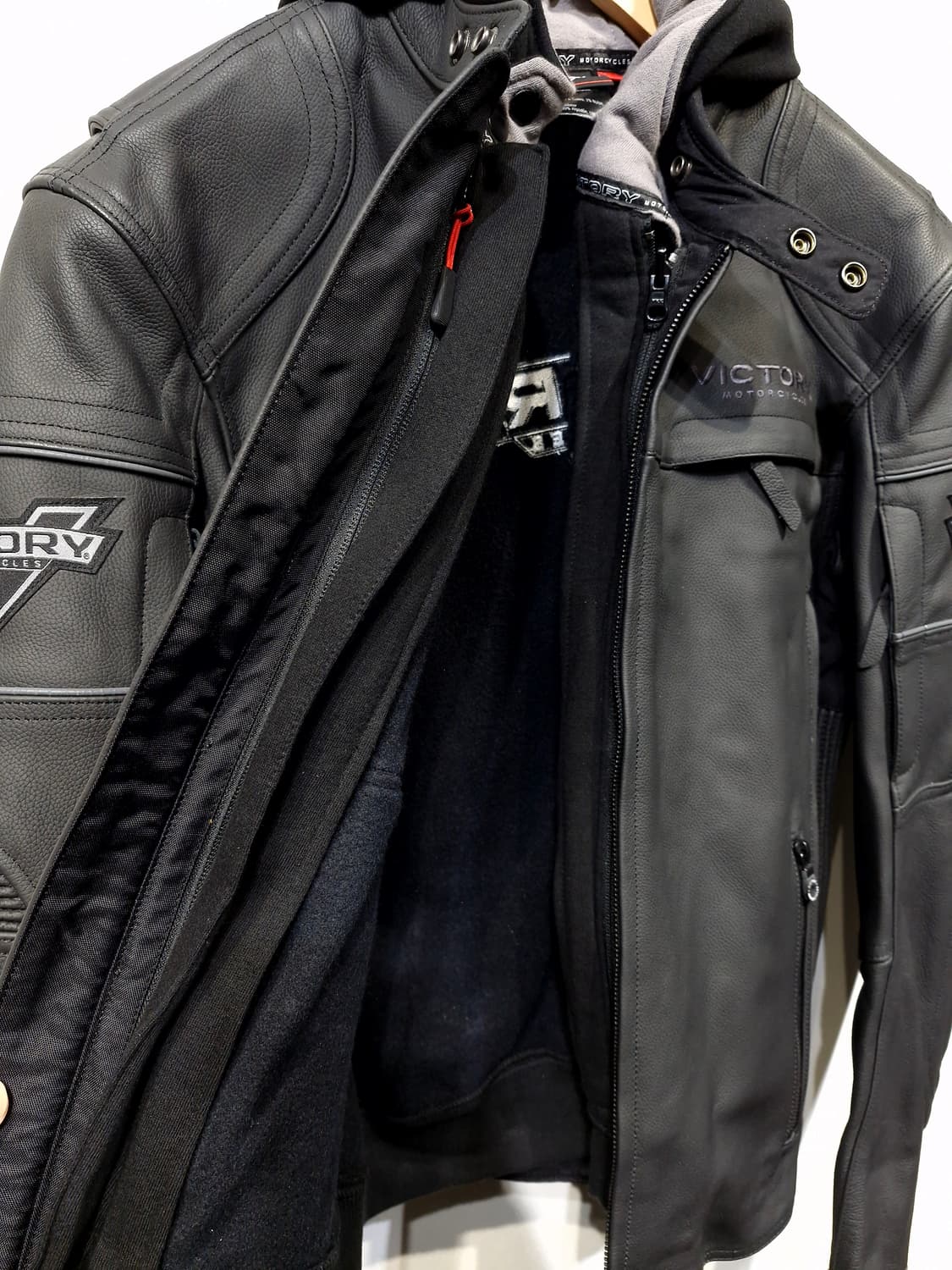 빅토리(VICTORY) 레이싱 레더 자켓 상품이미지6