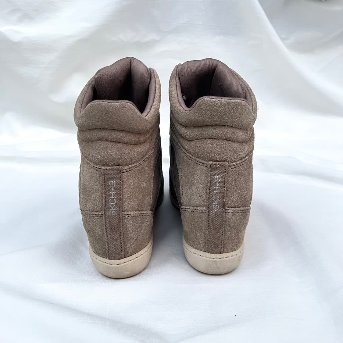 Skch 웨지 하이탑 애쉬 카키 베이지 상품이미지9