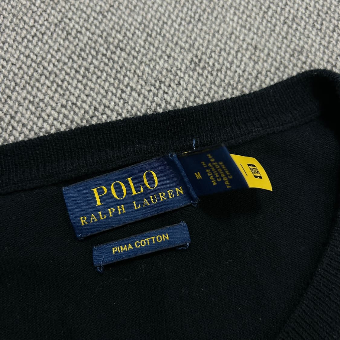 폴로 우먼스 라운드넥 피마코튼 가디건(M) 상품이미지2