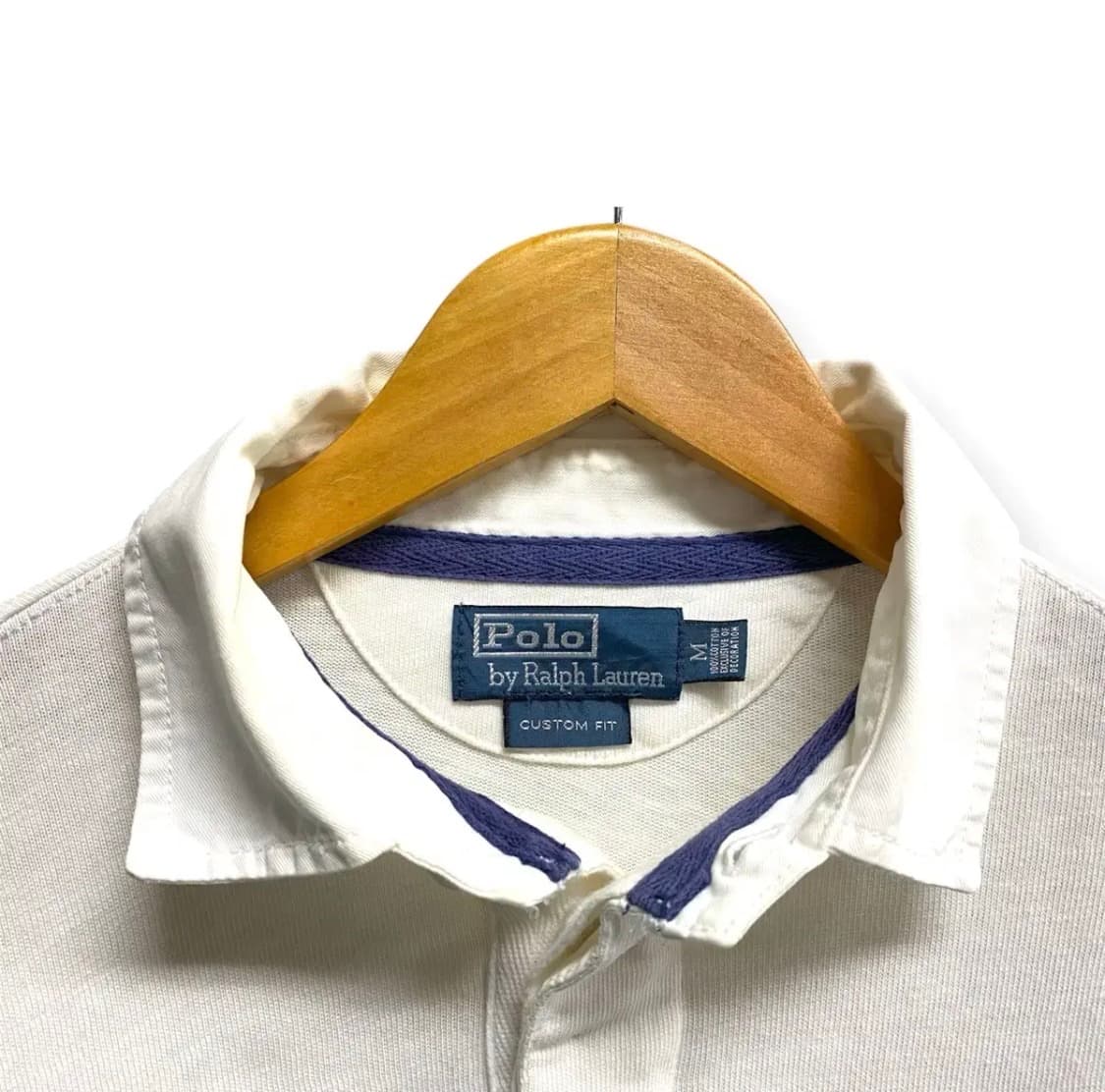 폴로 랄프로렌 화이트 럭비셔츠 M-L 상품이미지5