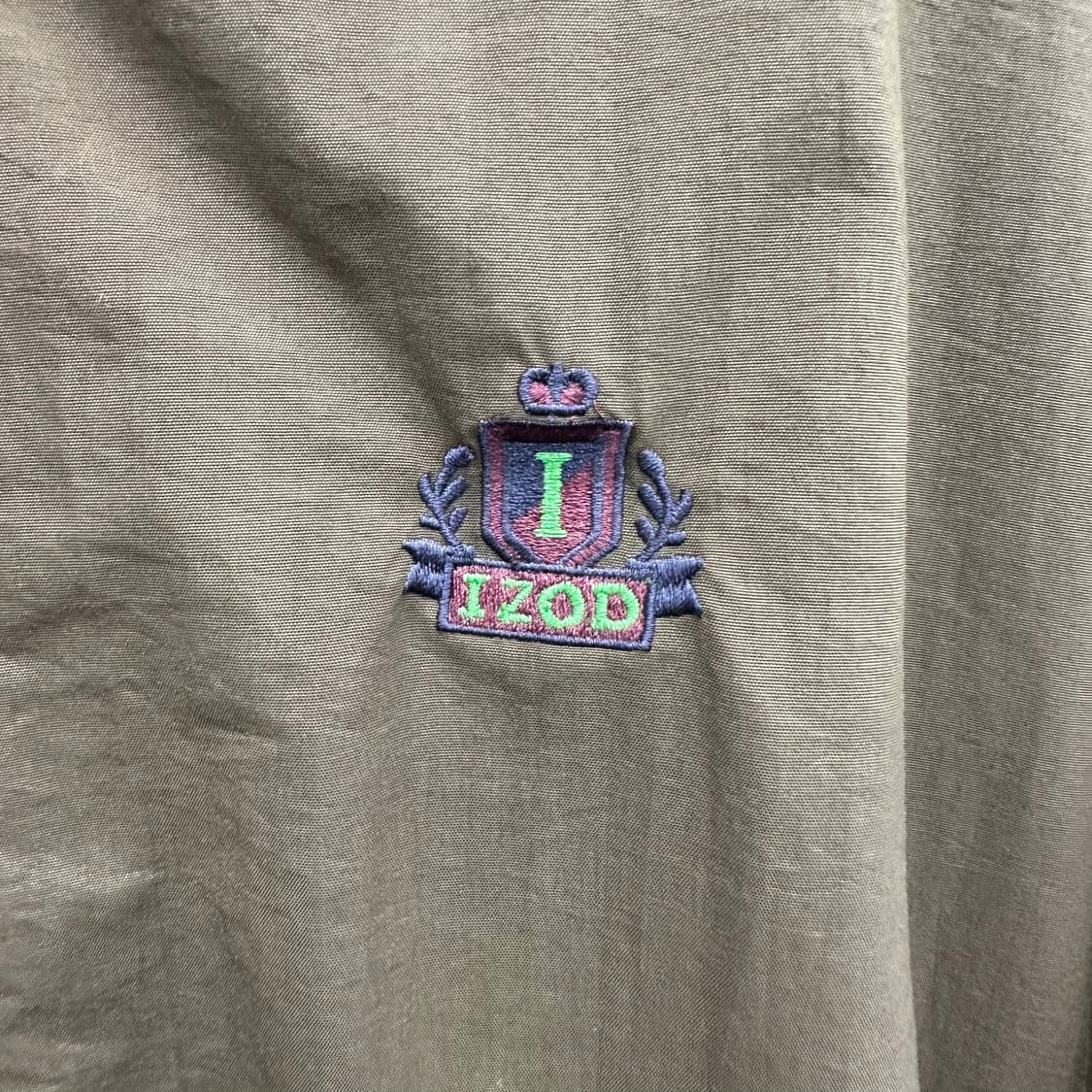 100 IZOD 남자 루즈핏 블루종 자켓 상품이미지4