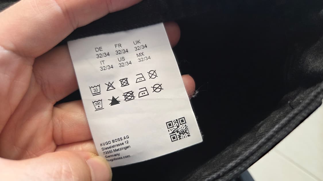 휴고보스 델라웨어 스트레치 블랙진  상품이미지8