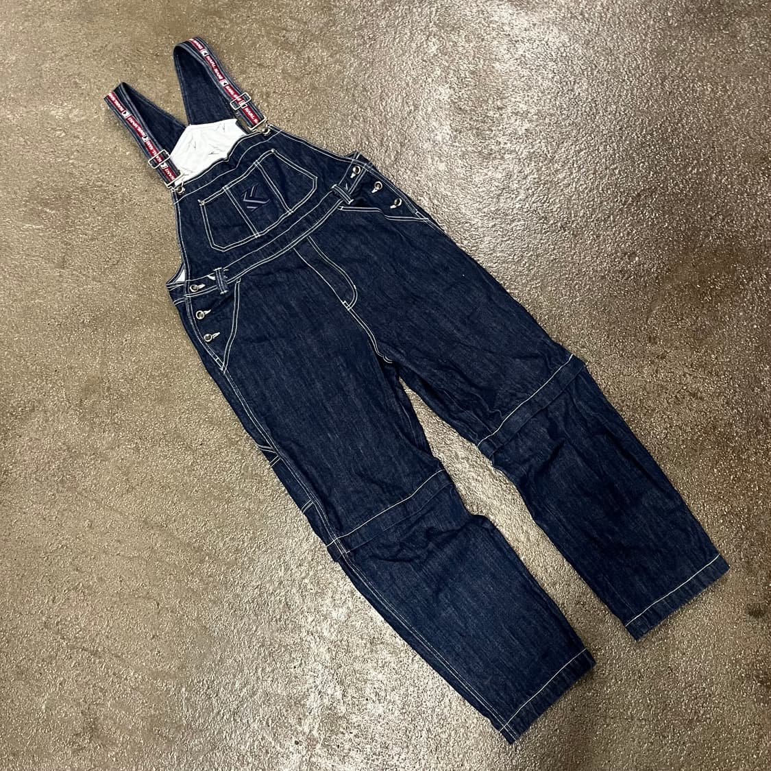 00s 칼카니 컨버터블 데님 오버롤 (XL) 상품이미지2