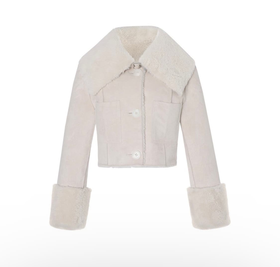 낫유어로즈 리버시블 세일러 무스탕(아이보리) 상품이미지2