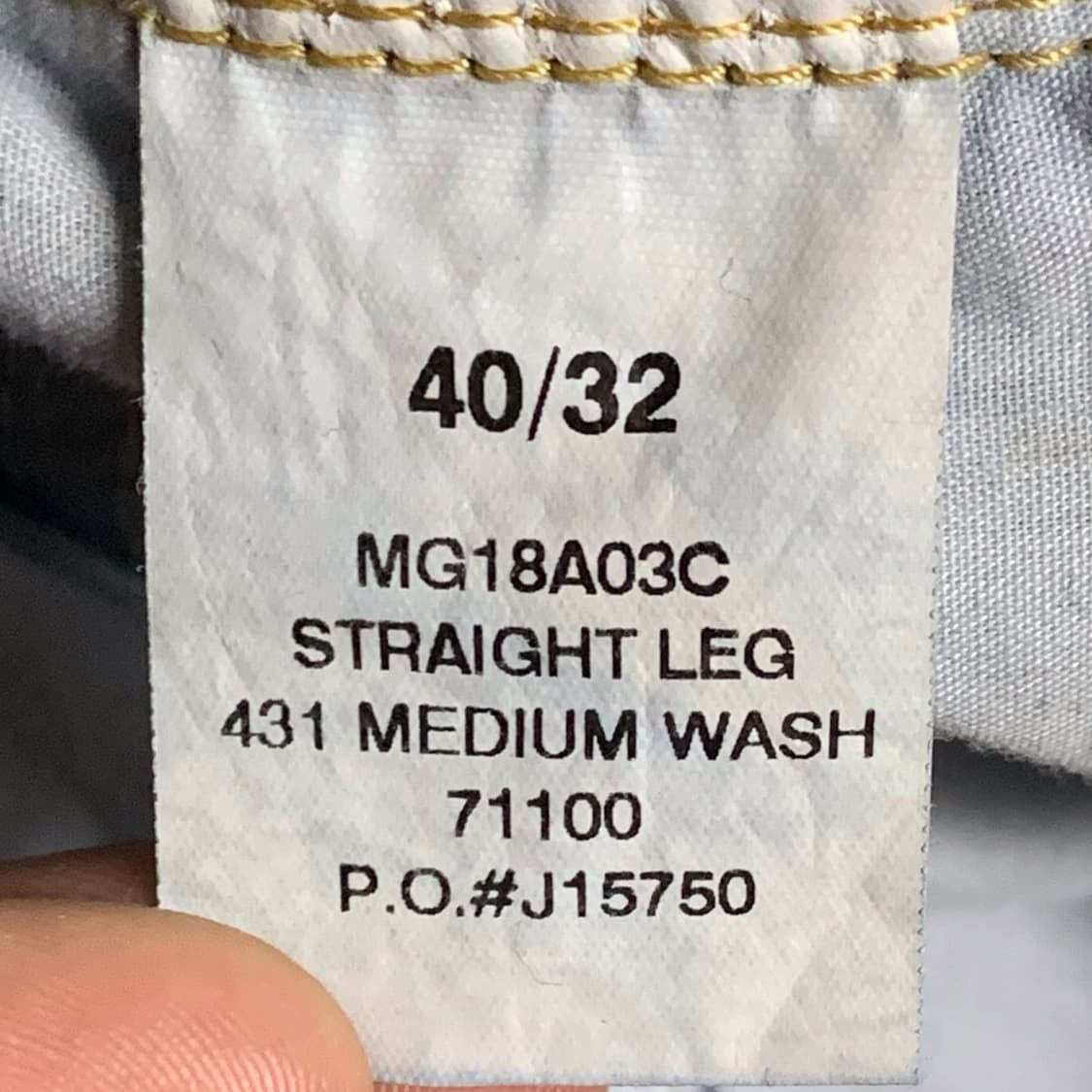 [43] 캘빈클라인 와이드핏 데님팬츠 상품이미지6