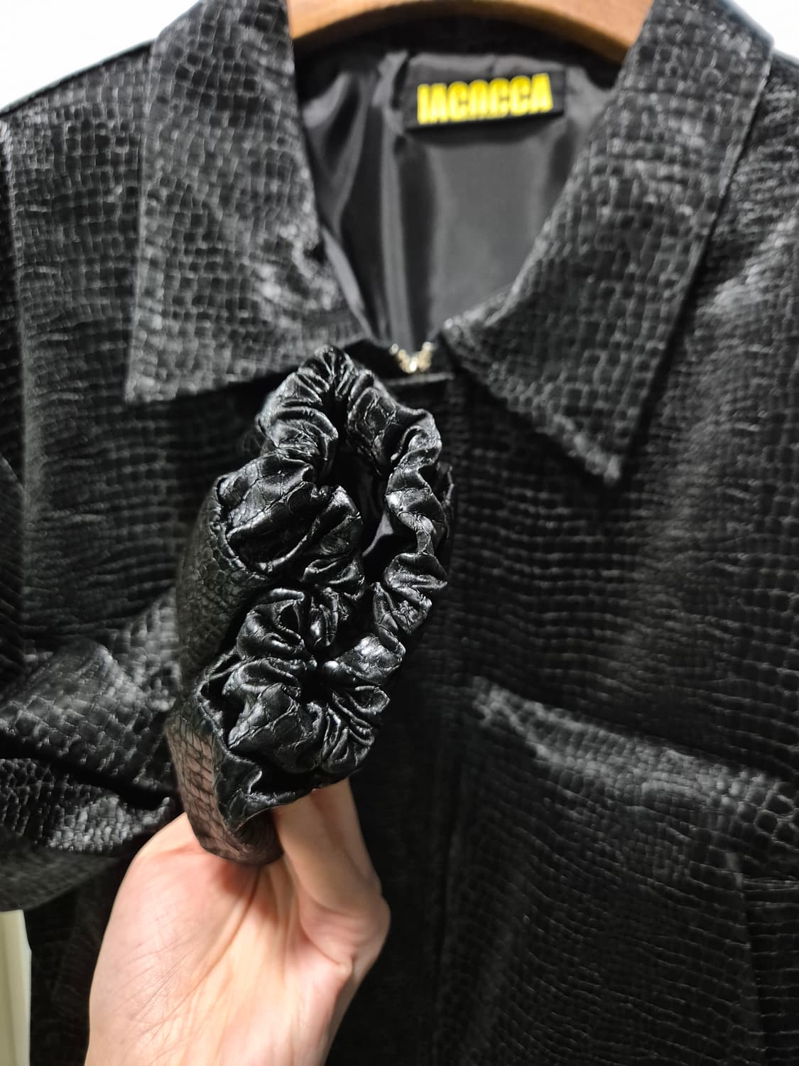 IACOCCA 블랙 크롭 자켓 상품이미지7