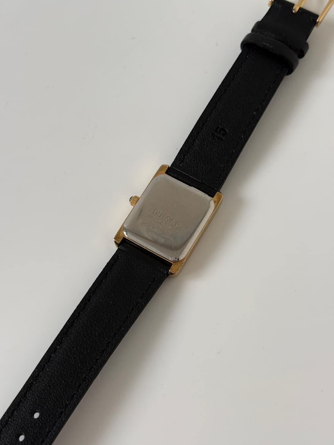 Pulsar - 1980s Gold Tank Ladies Quartz 상품이미지7