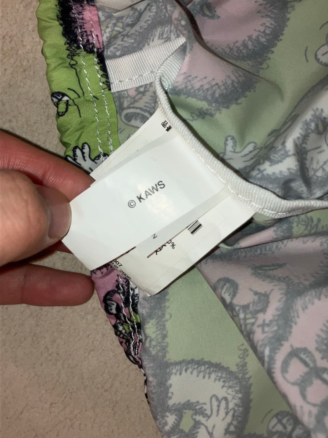 Comme des garçons shirts x kaws bag 상품이미지4