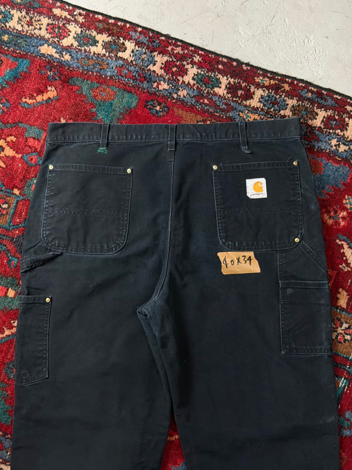 OG 칼하트 더블니 블랙 칼하트 썩블니 카펜터 상품이미지6