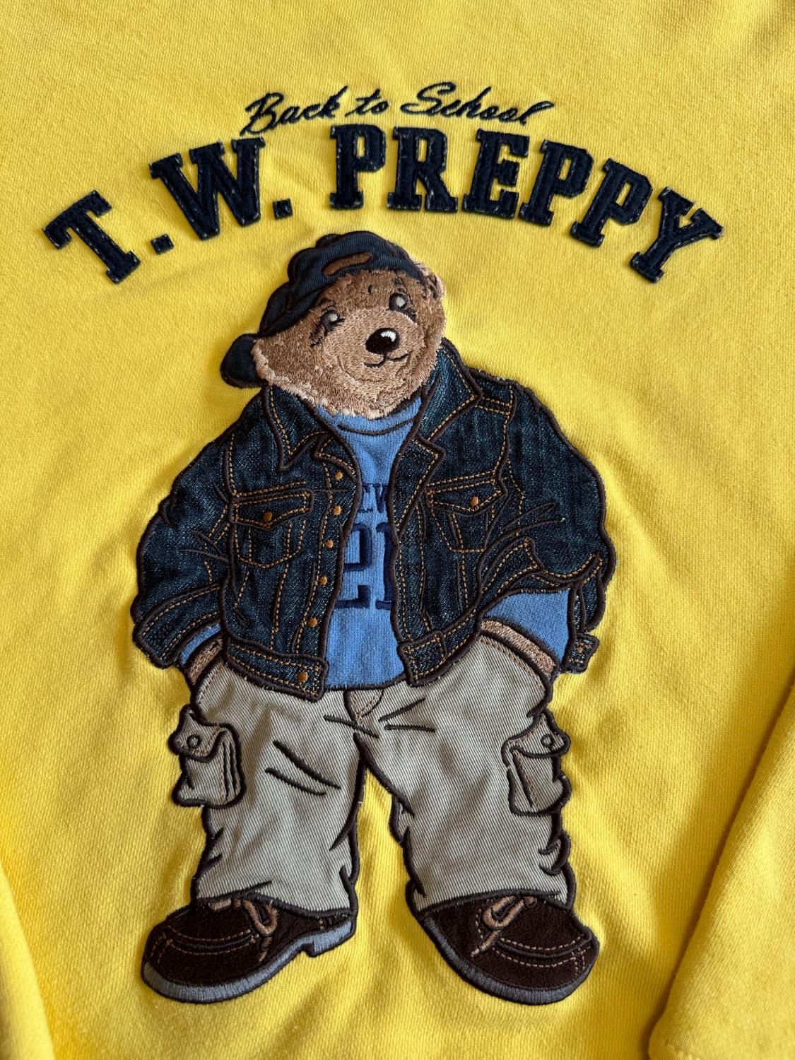 티니위니 카고바지 곰돌이 자수 맨투맨 상품이미지2