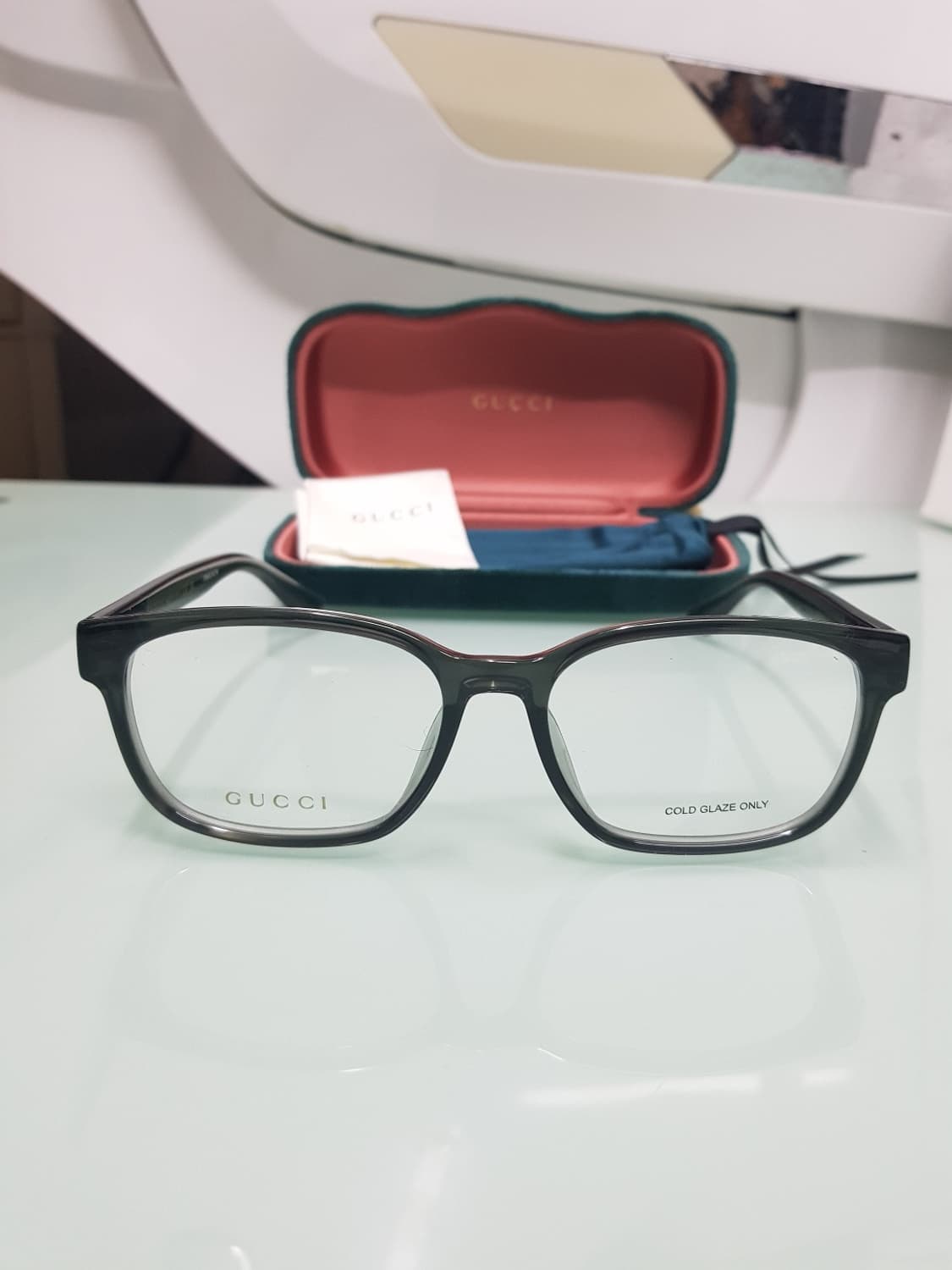 남성분추천)구찌 클리어명품안경테(새상품 풀구성) 상품이미지2