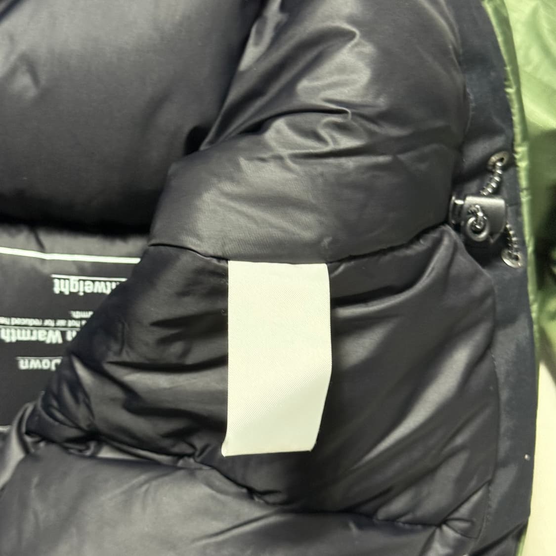 L 노스페이스 드라이벤트 킬리만자로 그린 다운 패딩 상품이미지5