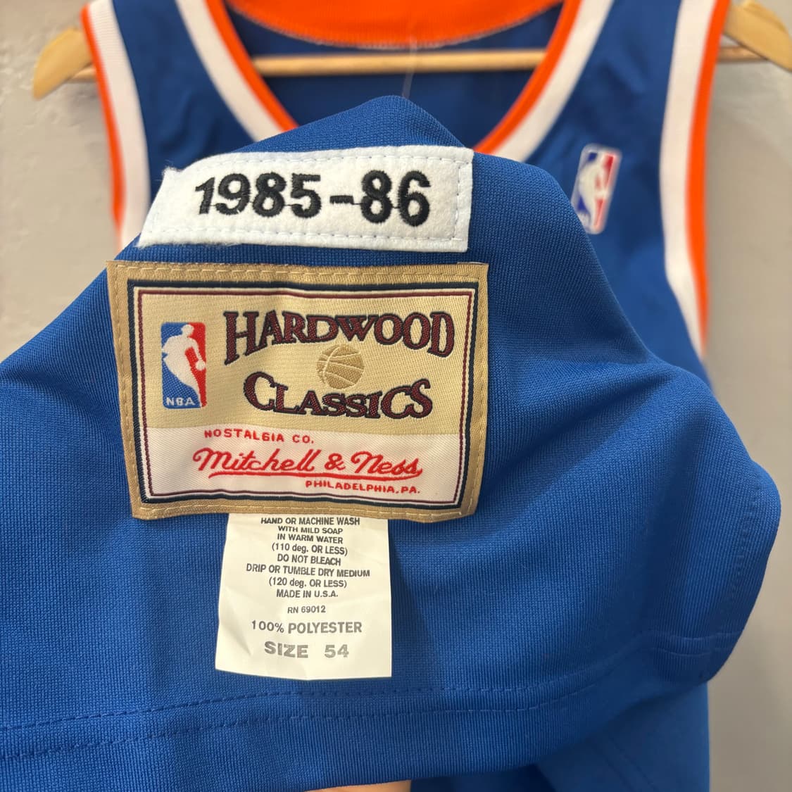 NBA 뉴욕닉스 슬리브리스 유니폼 2XL 상품이미지8