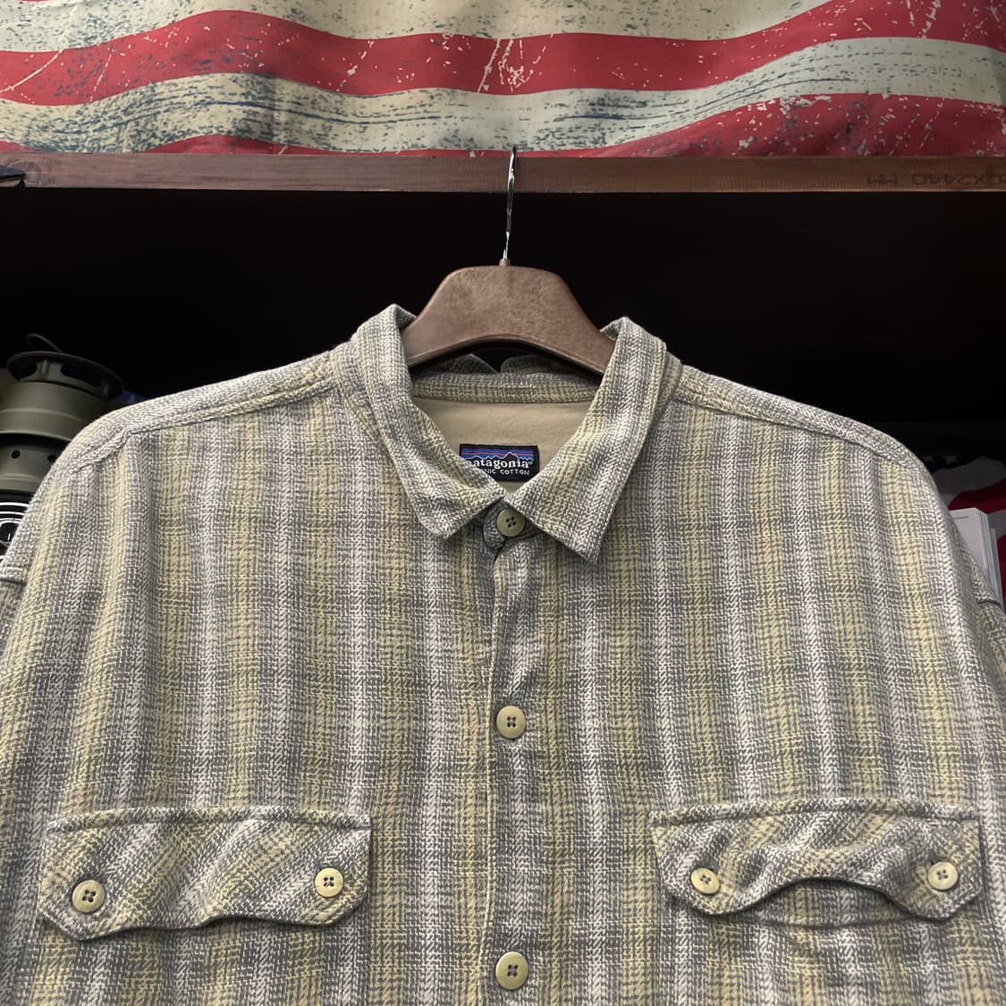 00s 파타고니아 오가닉 코튼 포켓 플란넬 셔츠 상품이미지3