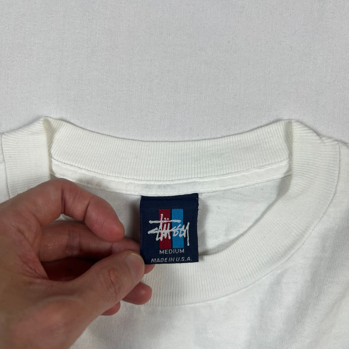 90‘s 스투시 stussy 쉐도우맨 드레드락 색소폰 반팔티 상품이미지9