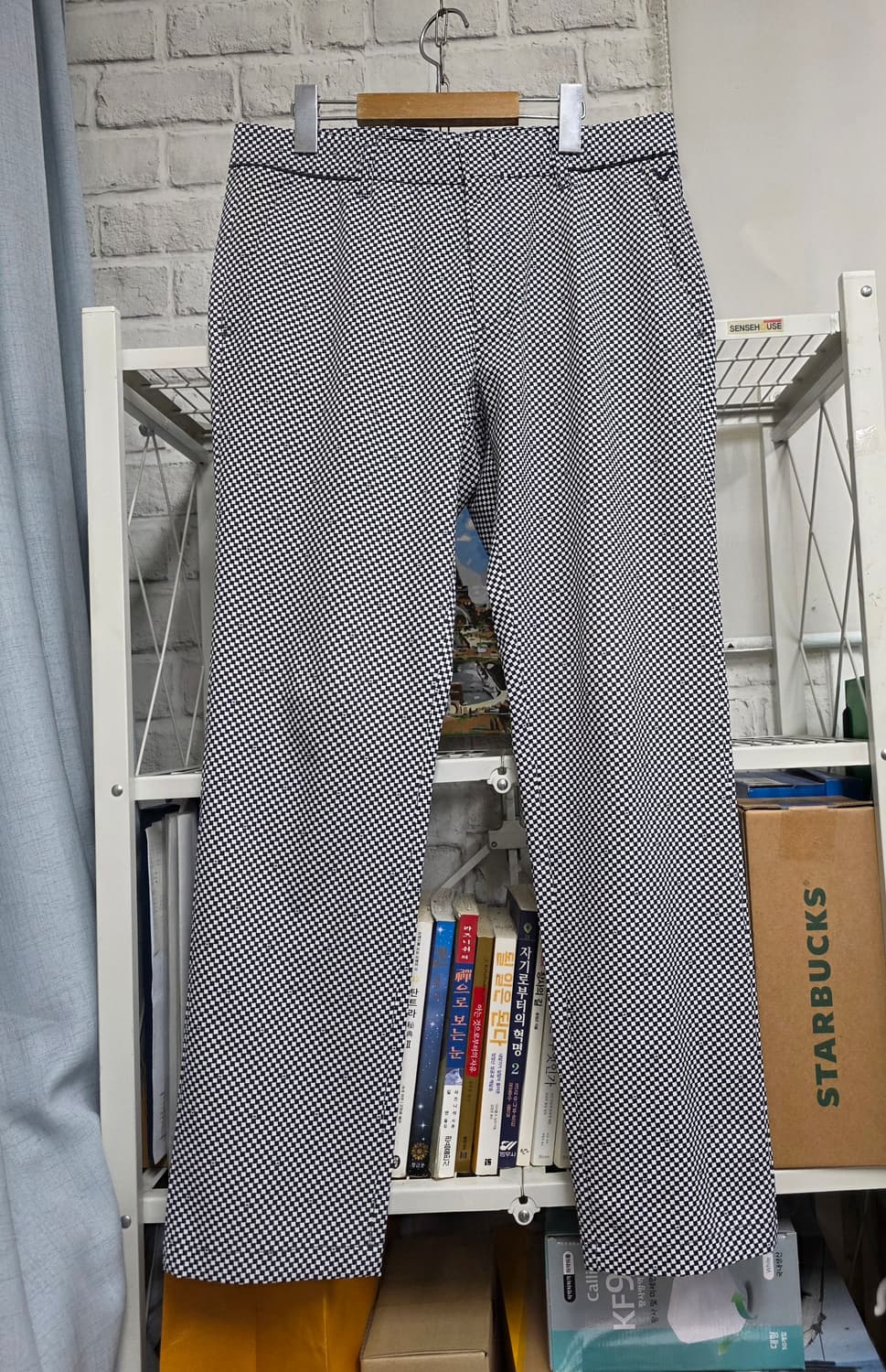 캘러웨이 남성 골프바지 32 봄~여름 체크 골프팬츠 MN11 상품이미지1