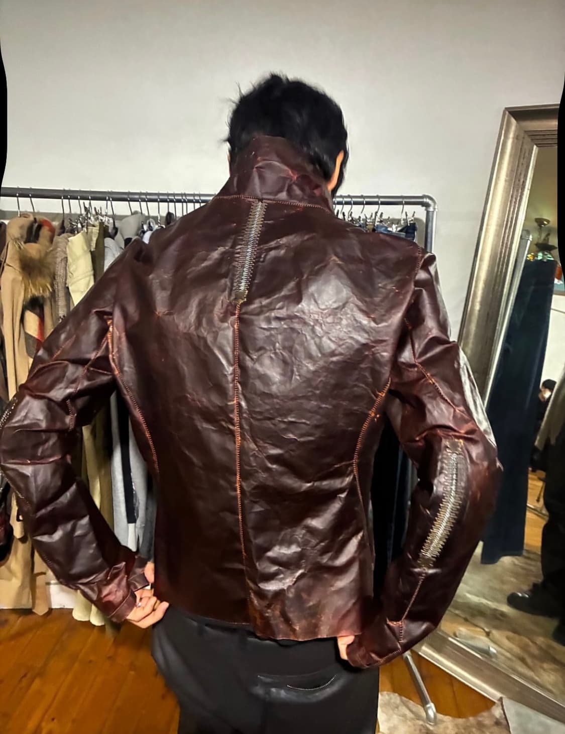 아이작 세럼 반투명 자켓 m 상품이미지1