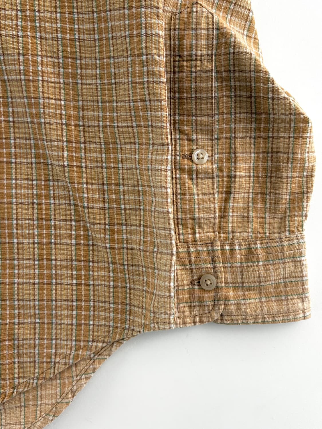 Polo 폴로 랄프로렌 베이지컬러 체크 셔츠 상품이미지6