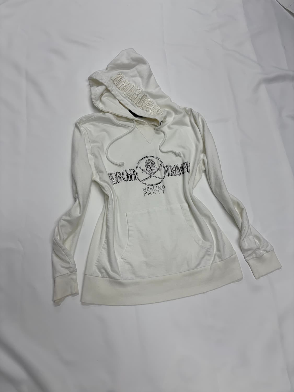 00s 하이넥 아우터⭕️ & 해골 스컬 큐빅 후집 ❌세트 데일리펑크 상품이미지3