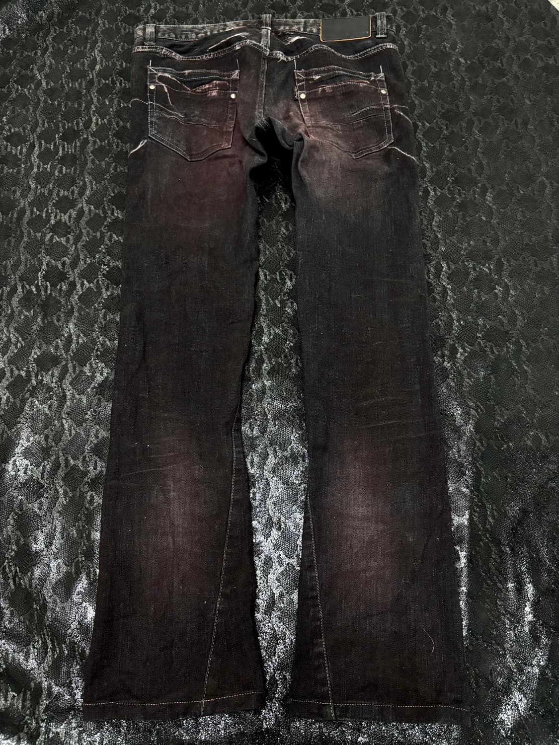 “TORNADO MART” 00’s Archive burgundy Cra 상품이미지7