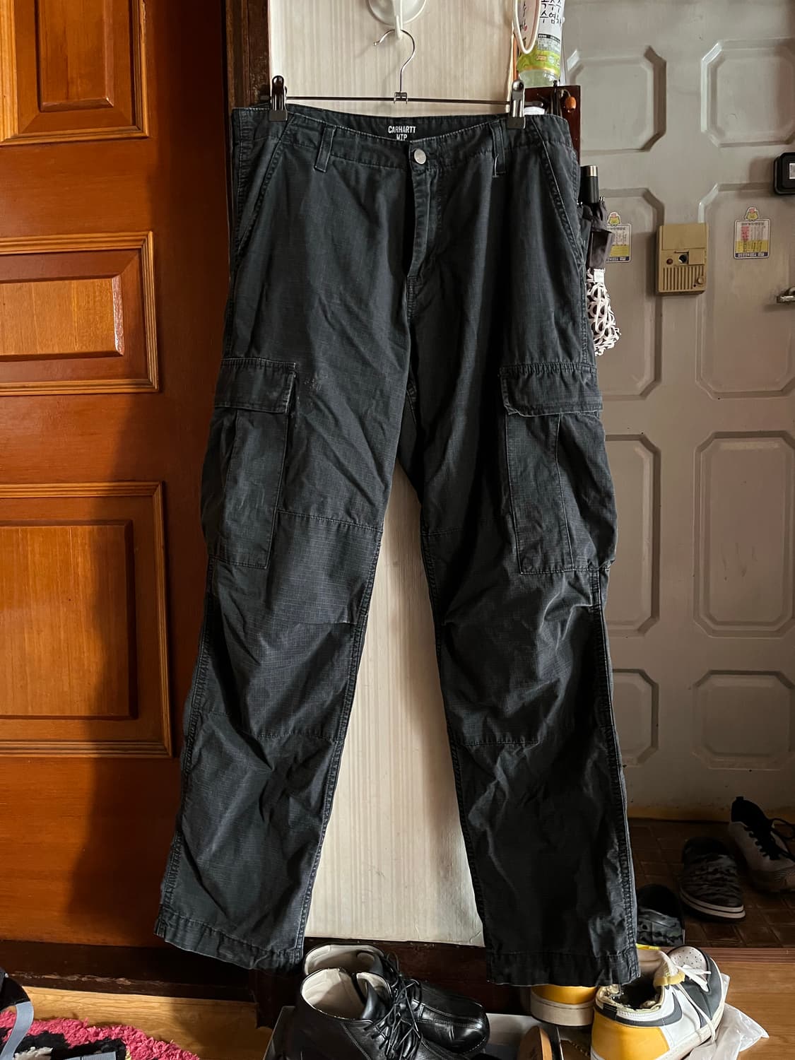 칼하트 WIP BDU 립스탑팬츠 블랙 32X32 상품이미지1