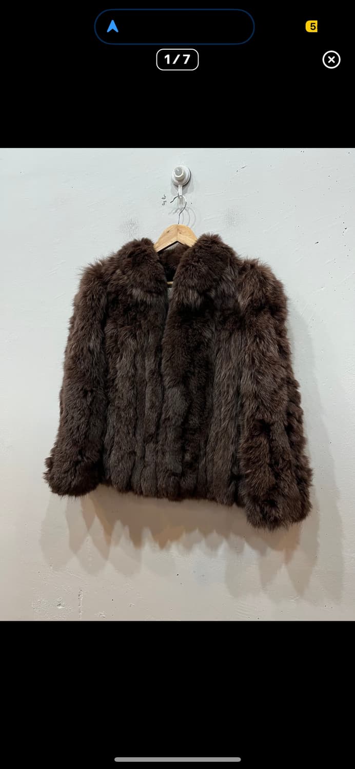 HIROKI 일본 빈티지 리얼 래빗 퍼 자켓 상품이미지1