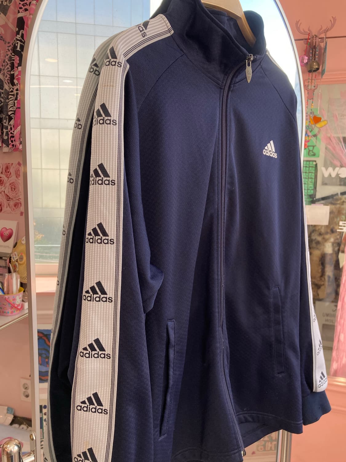 아디다스 adidas 네이비 트랙 집업 상품이미지3